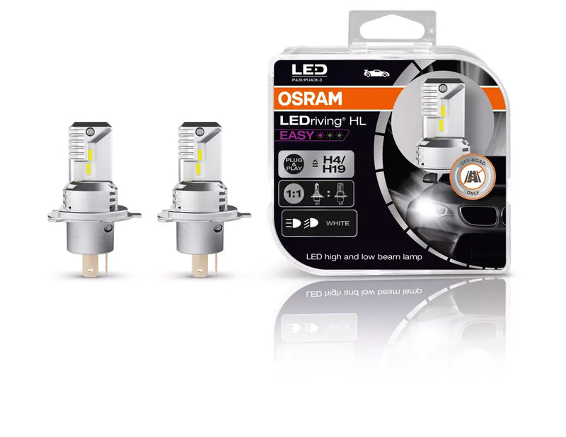 Комплект LED крушки Osram H4/H19 LEDriving HL EASY – Лесен монтаж и висока яркост