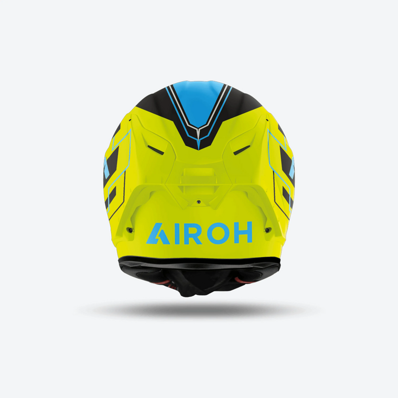 Каска AIROH GP550 S Challenge Blue/Yellow Matt - Avtozona