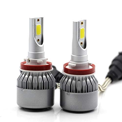 Комплект от 2 LED крушки H11 / H8 / H9 – 12V, 36W, 7600LM, 6000K