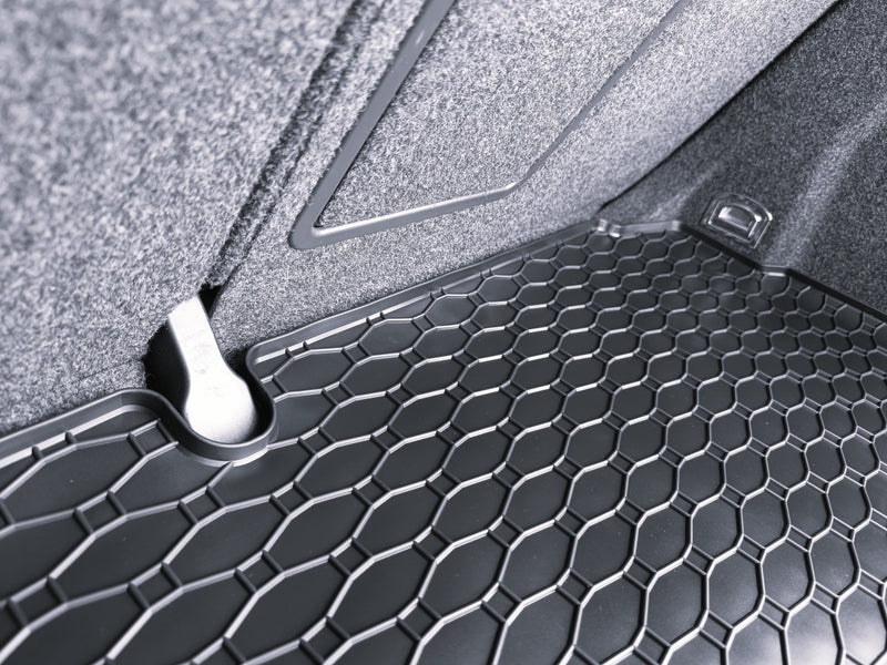 Гумена стелка за багажник Rigum за Volkswagen Golf 5 хечбек (2003–2008) Space Saver гума или комплект за ремонт