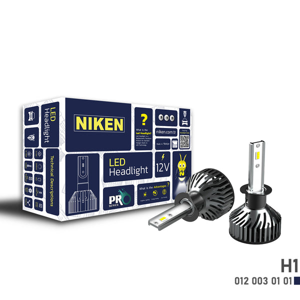 Диодни крушки Niken H1 Про серия – 32W, 8000LM, 12V, 6500K, IP65