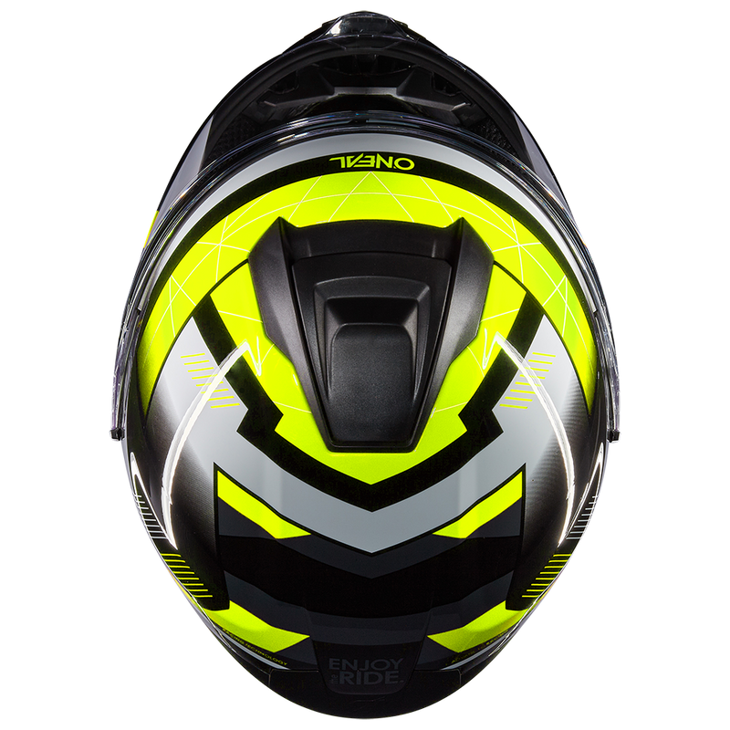 Каска O'NEAL CHALLENGER EXO BLACK/GRAY/NEON YELLOW V.24