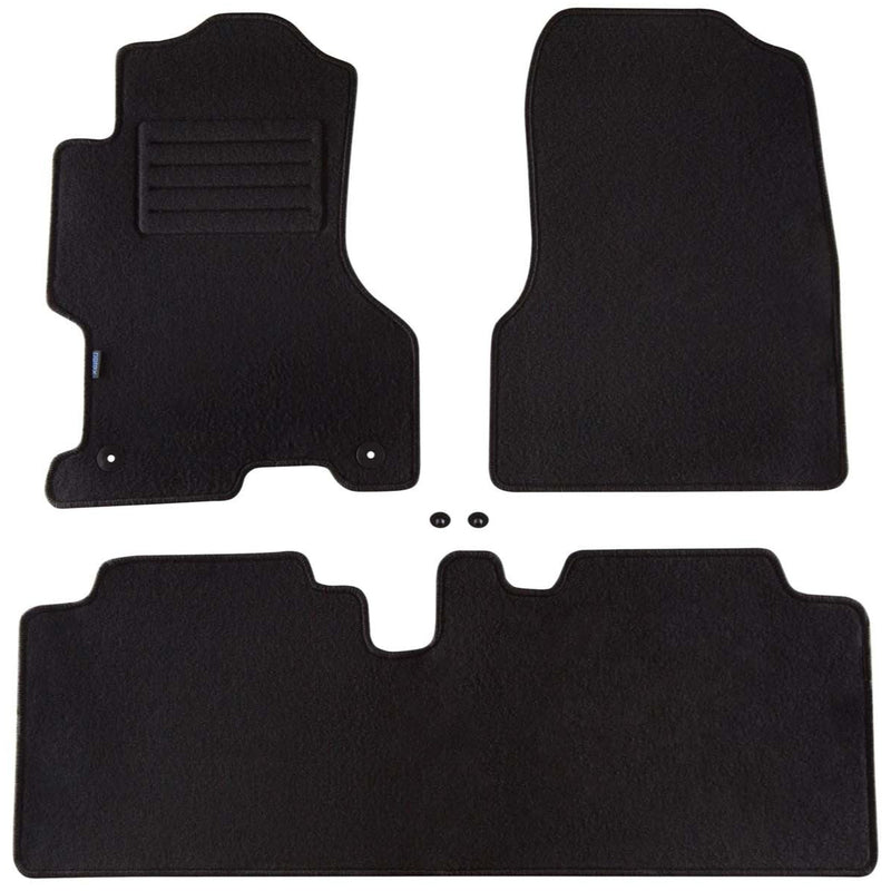 Мокетни стелки Petex за Honda Civic (2001-2003), 5 врати – 3 части, черни, Rex