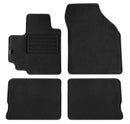 Мокетни стелки Petex за Suzuki Celerio (2014+) – 4 части, черни, материя Rex