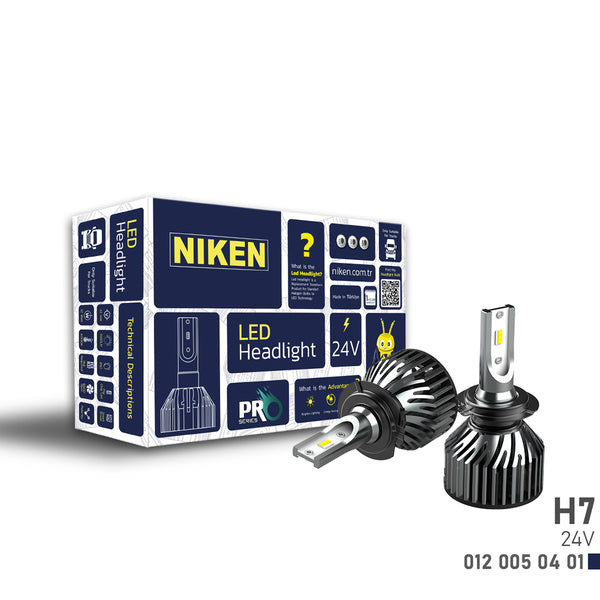 Диодни крушки Niken H7 ПРО - 2 бр./к-т, 24V