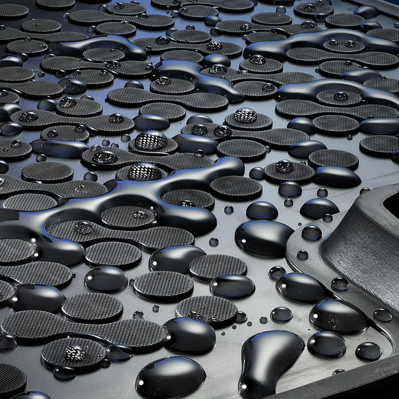 Гумена стелка за багажник Rezaw-Plast за Toyota RAV4 PHEV AWD (2020+) / Suzuki Across PHEV (2020+), с малка резервна гума, черна