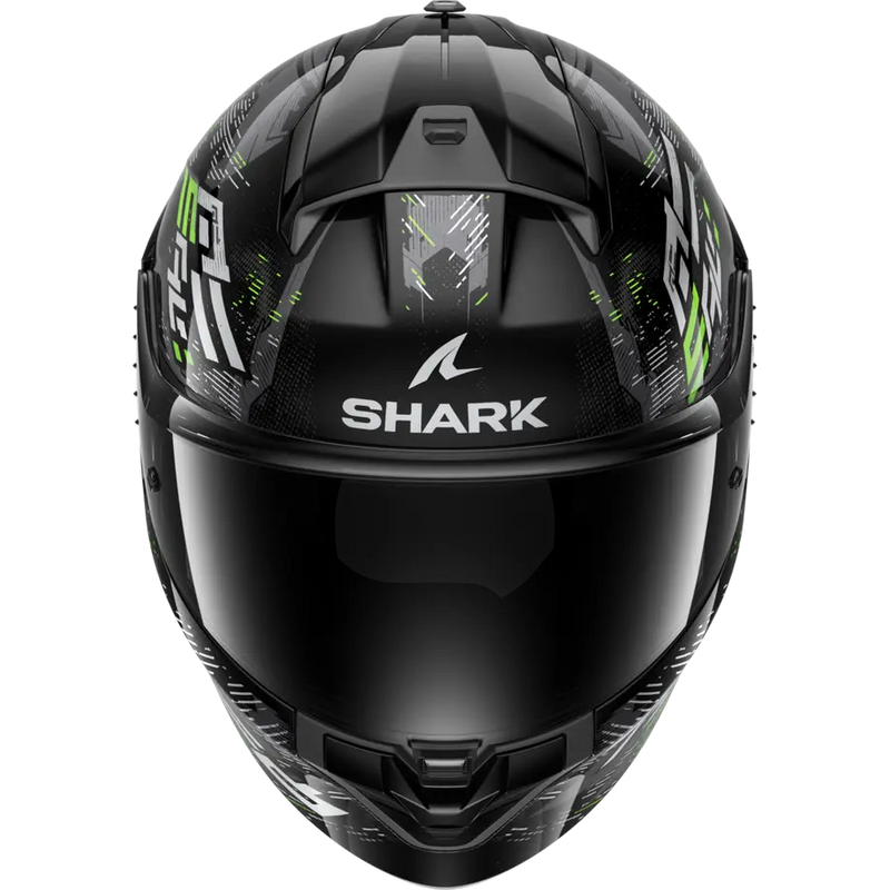 КАСКА SHARK RIDILL 2 GLOSS BLACK/GRAY/GREEN