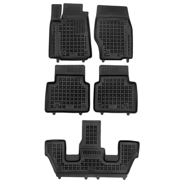 Гумени стелки Rezaw-Plast за Jeep Grand Cherokee WL USA версия L (2021+) 6 места, MHEV и 4x4