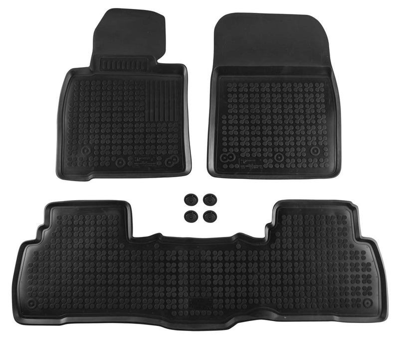 Гумени стелки Rezaw-Plast за Toyota Land Cruiser J200 V8 (2008-2021) тип леген
