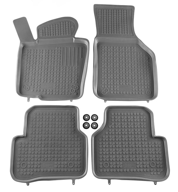 Гумени стелки Rezaw-Plast за VW Passat B6/B7 (2005-2014) - тип леген сиви