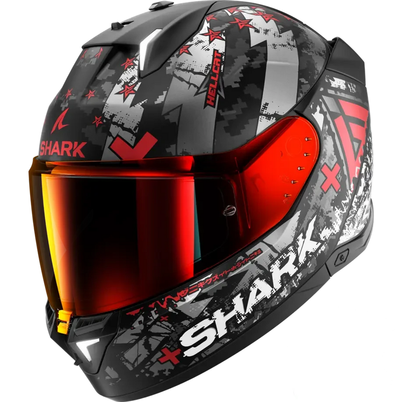 Каска SHARK SKWAL i3 HELLCAT BLACK/GREY/RED