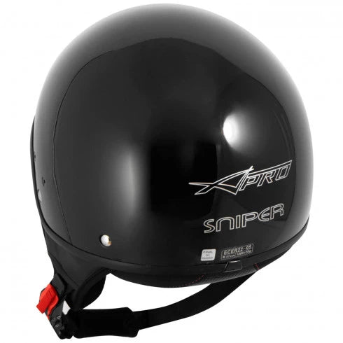 Каска за скутер A-PRO SNIPER BLACK