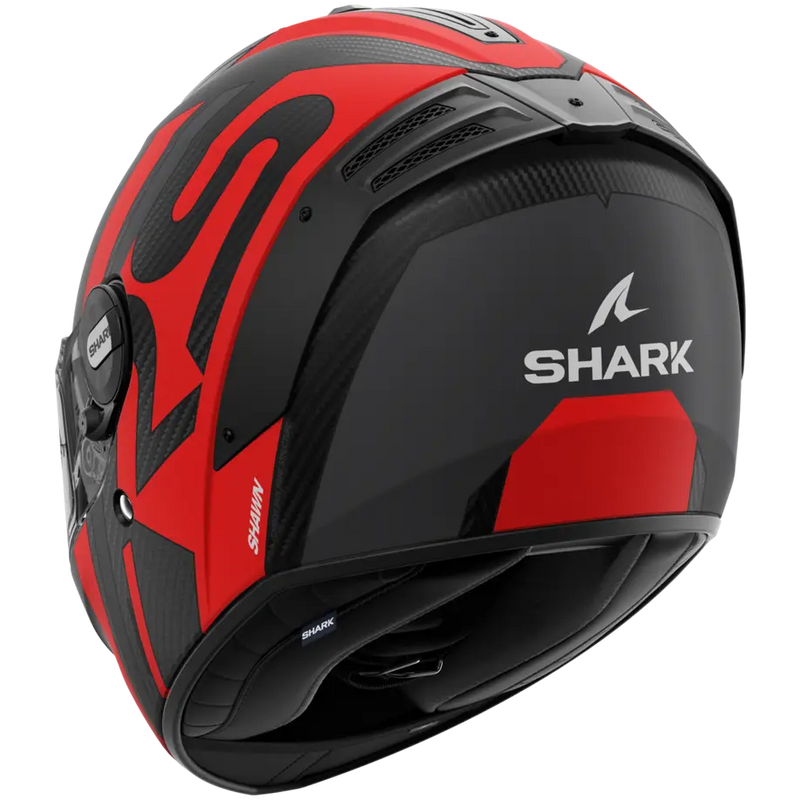 Каска SHARK SPARTAN RS CARBON SHAWN BLACK/RED MATT