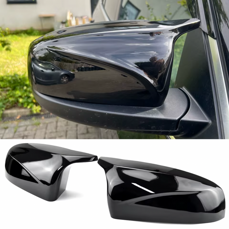 Спортни M капаци за огледала за BMW X3 X4 X5 X6 X7 G01 G08 G02 G05 G06 G07–Черен гланц