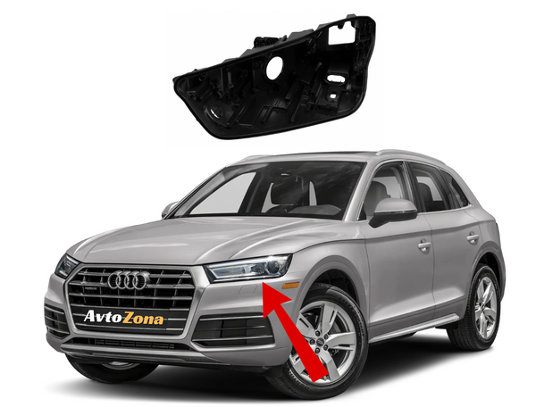 Ляв корпус за LED фарове Audi Q5 (2018-2020)