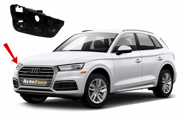 Десен корпус за LED фарове Audi Q5 (2018-2020)