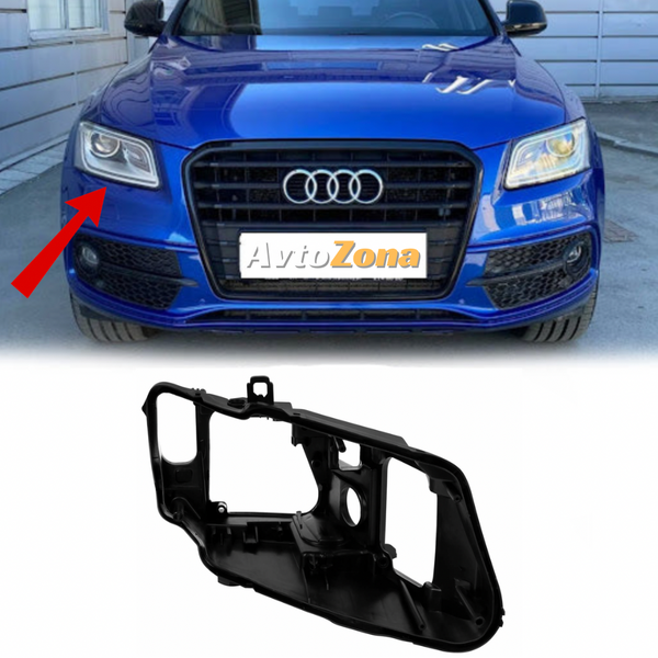 Десен корпус за ксенонови фарове Audi Q5 (2013-2017)