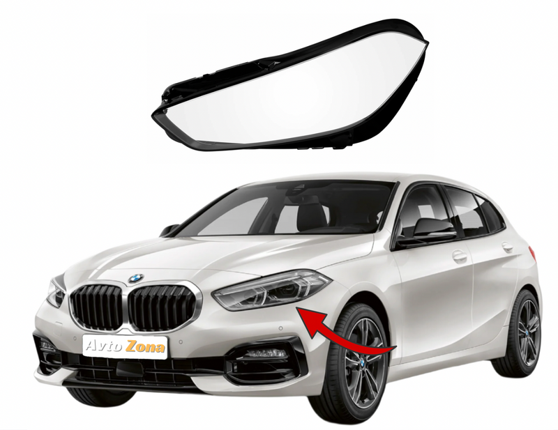 Ляво стъкло за фар BMW F40 (2019+)