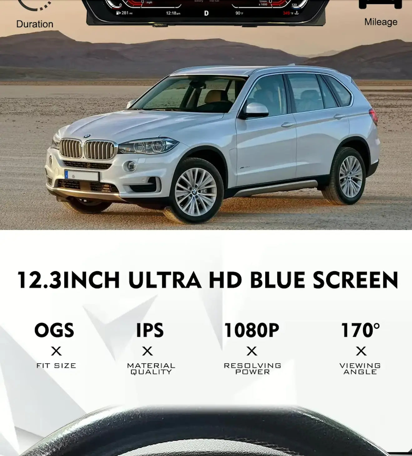 Дигитално Табло за BMW X5 E70 (2007-2013) Design 2024