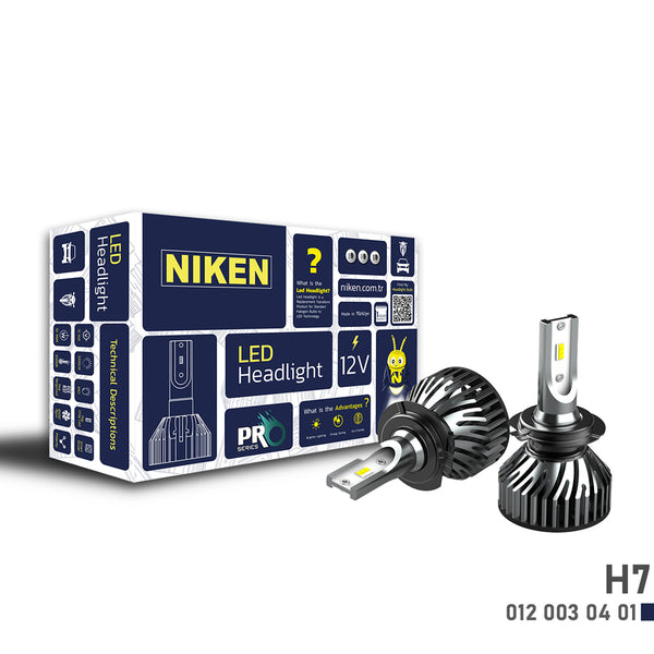 Диодни крушки Niken H7 ПРО - 2 бр./к-т, 12V