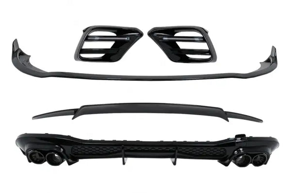 Аеро Боди Кит за Mercedes S-Class W223 Limousine Sport Line (2020+) в цвят Piano Black - Avtozona