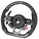 ALCANTARA КАРБОНОВ Custom Волан за VW Golf 7.5 GTI MK7 Polo GTS GTD GTE Scirocco R Passat CC R-Line - Avtozona