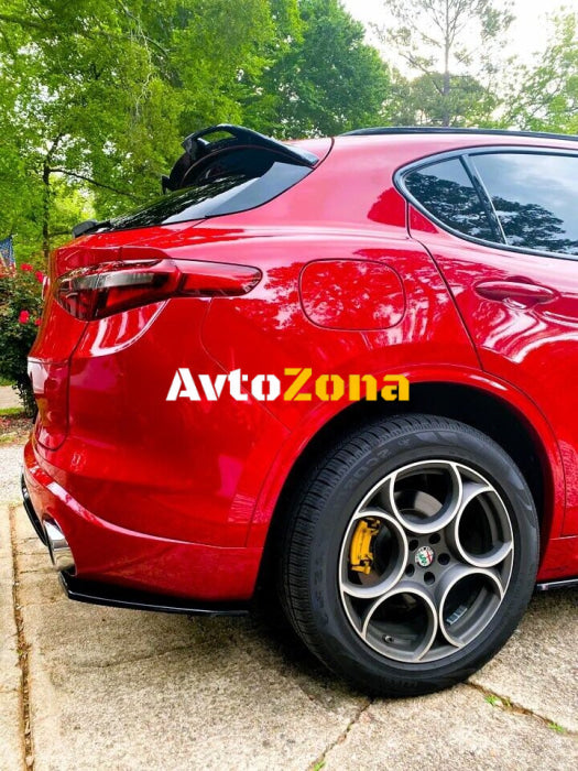 Alfa Romeo Stelvio (2017-2021) - Спойлер антикрило черен гланц - Avtozona