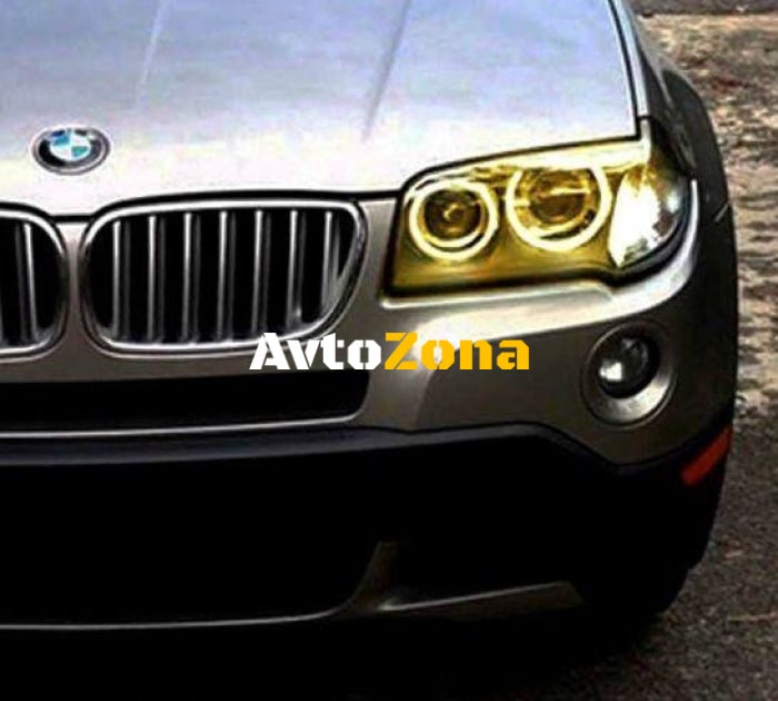 Ангелски Очи CCFL за BMW X3 E83 (2004-2007) - Жълт цвят - Avtozona