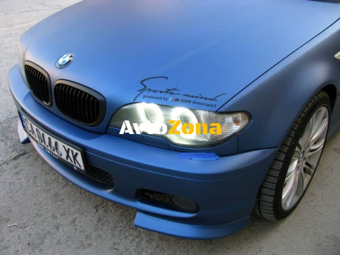 Ангелски Очи Диодни за BMW E46 купе (2003 + ) с 66 диода - Жълт цвят - Avtozona