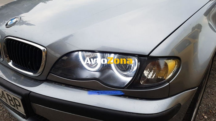 Ангелски Очи Лайтбар Дизайн за BMW E46 купе (2003 + ) - Бял цвят - Avtozona