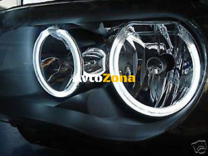 Ангелски Очи за BMW E87 1 серия (2004 + ) / E60 (2003-2010) - бели - Avtozona