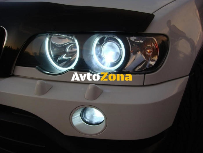 Ангелски Очи за BMW X5 E53 (1999-2005) - Бял цвят - Avtozona