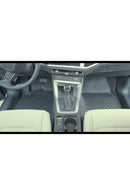 3D Гумени стелки Sahler за Audi Q3 (2018+), 5 части, черни