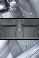 3D Гумени стелки Sahler за Dacia Duster 4x2 (2010–2013), 5 части, черни