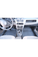 3D Гумени стелки Sahler за Dacia Logan (2004–2019), 5 части, черни
