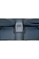 3D Гумени стелки Sahler за Ford Focus II Sedan/Hatchback (2005–2010), 5 части, черни