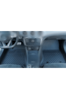 3D Гумени стелки Sahler за Mercedes-Benz A-Class W176 (2012–2018), 5 части, черни