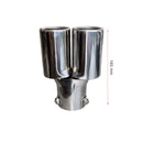 Накрайник за ауспух – Двоен 165 мм