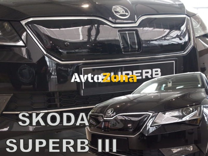 Зимен дефлектор за SKODA Superb III (2015-2019) - upper - Avtozona