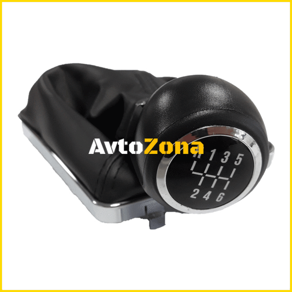 Топка за скоростен лост с маншон за Opel Vectra/Corsa/Astra 04-13 с 6 скорости - Avtozona
