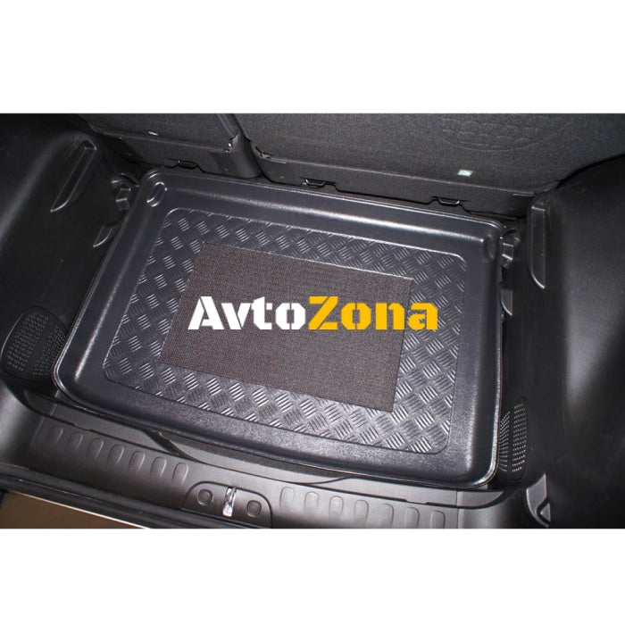Анти плъзгаща стелка за багажник за Fiat 500L (2012 + ) 5 doors on all boot levels (lower upper and top level) - Avtozona