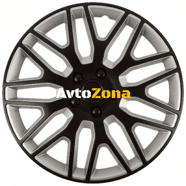 ТАСОВЕ ЗА ДЖАНТИ 14’’ VERSACO DAKAR BLACK/SILVER - 4бр. в к-т - Avtozona