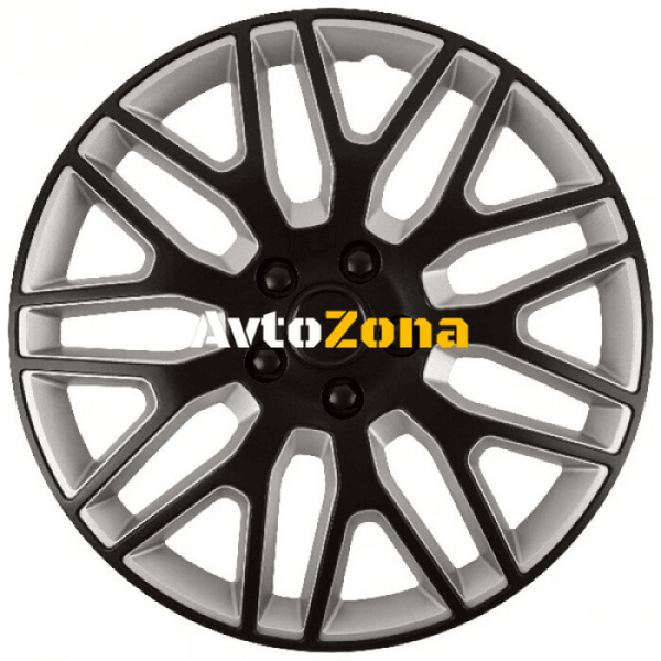 ТАСОВЕ ЗА ДЖАНТИ 15’’ VERSACO DAKAR BLACK\SILVER - 4бр. в к-т - Avtozona