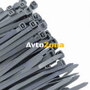 Опашки за притягане Сиви 3.6мм (370мм) - 100бр. в пакет - Avtozona