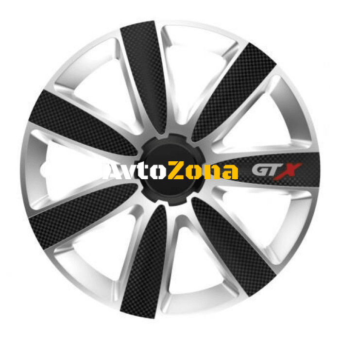 Тасове за джанти GTX CARBON BLACK - 16’’ - 4бр. в к-т - Avtozona