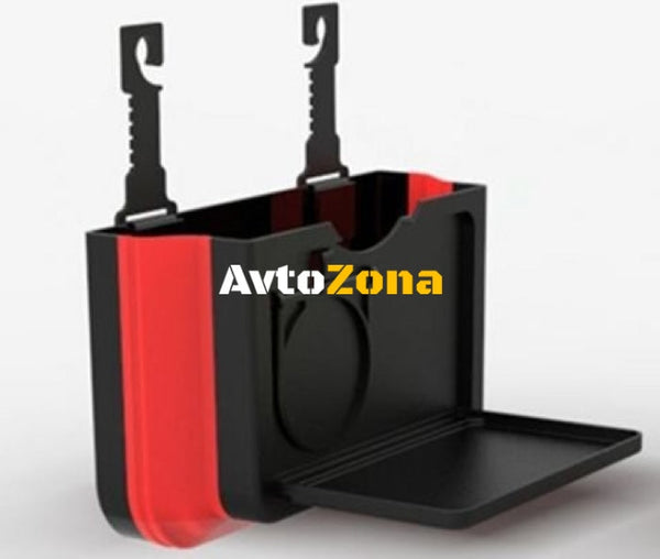 Сгъваема поставка за чаша и кутия за багаж с масичка - Avtozona
