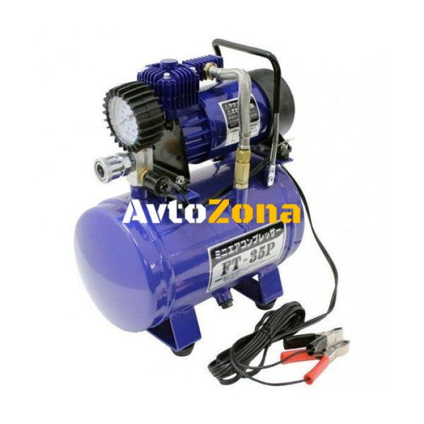 КОМПРЕСОР ЗА ГУМИ С БУТИЛКА 2L 12V - 1427 - Avtozona