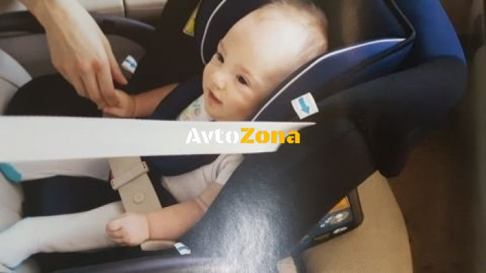 Бебешко столче за кола с дръжка Junior - Bambini - сив цвят - Avtozona