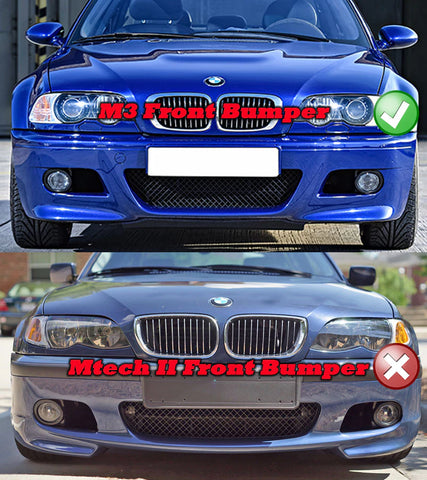 Предна броня за BMW e46 M3 (1999-2007) - без халогени