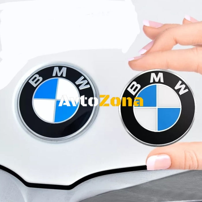 Емблема BMW / БМВ за преден капак 74мм / 82мм - Avtozona